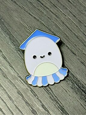 Squishmallows Stacy the Squid Enamel Pin New and Unused Cute Collectible